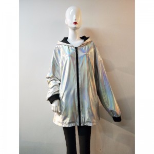 CHAQUETA COLOR PLATA SEÑORA RLWJ0003